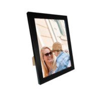 Black MDF wooden table frame 4R