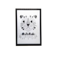 oak wooden MDF photo certificate frame A4