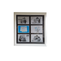 photo keepsake collage wall frame