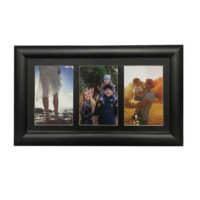 Collage frame black 3 photos of 10x15cm