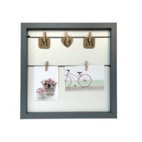 Gray Gallery Clip Frame 5 photos 3"x5"