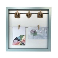 Personalized Blue Hanging Frame 5 photos 4"x6"