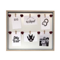 Large Collage Home Decor Wall Frame 6 photos 4"x6"