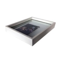 White Clear Glass Frame 8"x10"