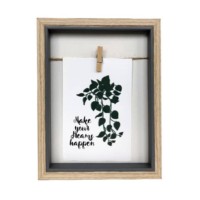 Picture frame with clip 5"x7"