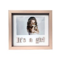 Art Frame Matted Pink Girl 13x18cm
