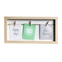 Collage hanging frame with 3 clips 22*50CM